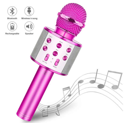 WS-858 Wireless Bluetooth Handheld Karaoke Microphone