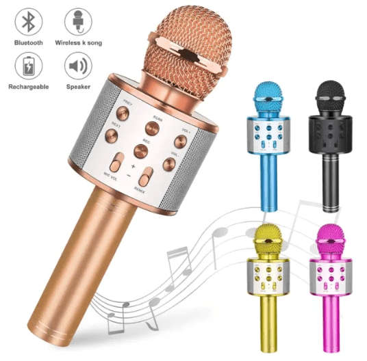 WS-858 Wireless Bluetooth Handheld Karaoke Microphone