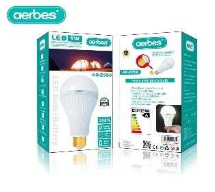 Aerbes AB-Z950 Load Shedding LED 9W Rechargeable Bulb E27