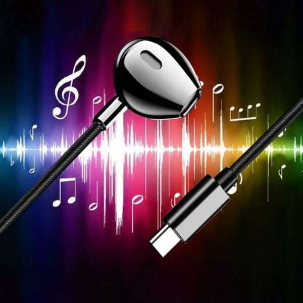 Type C In-Ear Wired Digital Sound Card Headset Earphones Voice Changing