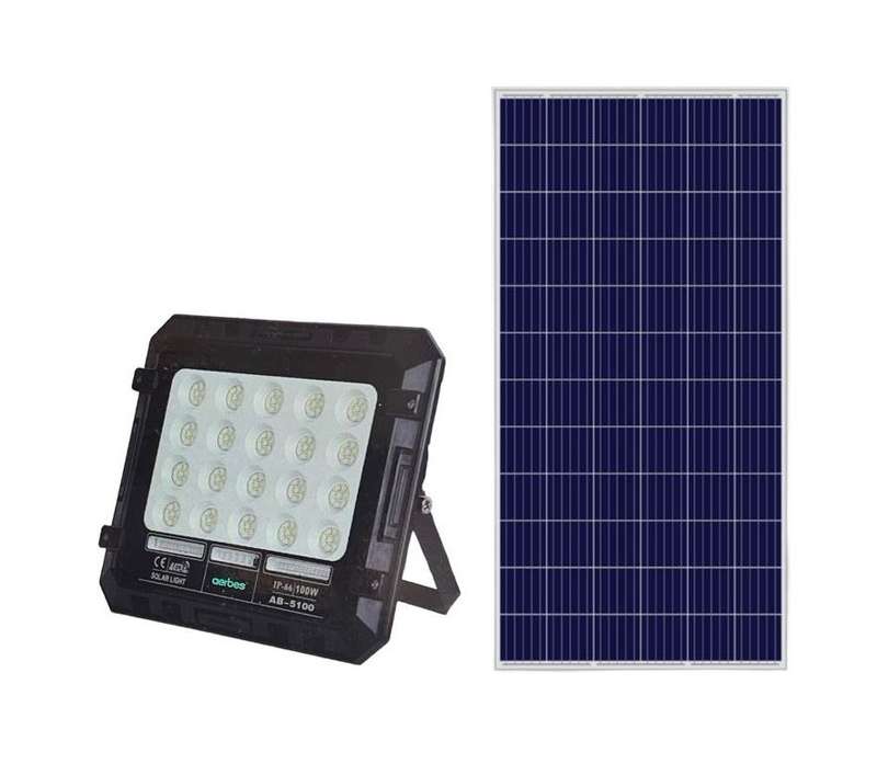 Aerbes AB-T5100  Solar Powered Flood Light 100W