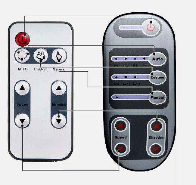 183620 Foot And Calf Massage With Remote Control