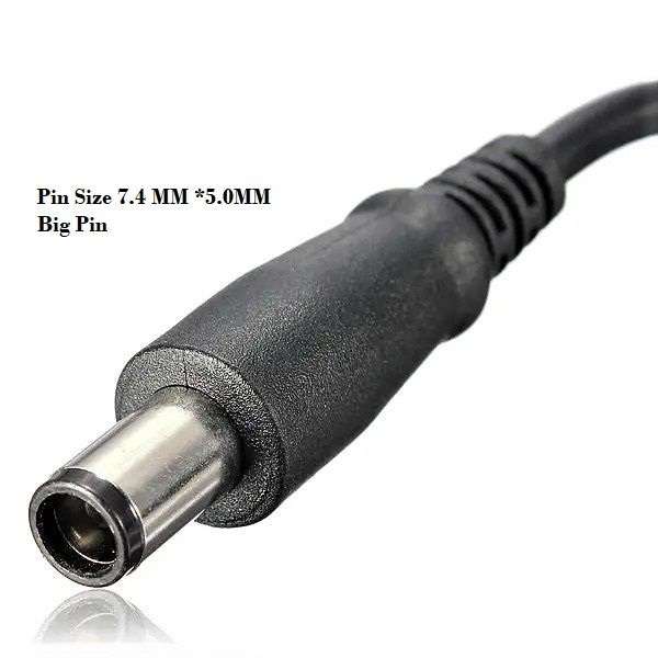 SE-P023 Replacement Laptop Charger For Dell 7.4 X 5.0mm With Detachable Power Cable