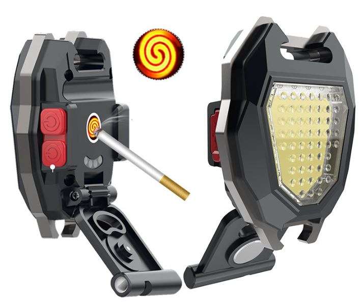 FA-W5144 Mini COB LED Flashlight Rechargeable Key Chain Torch