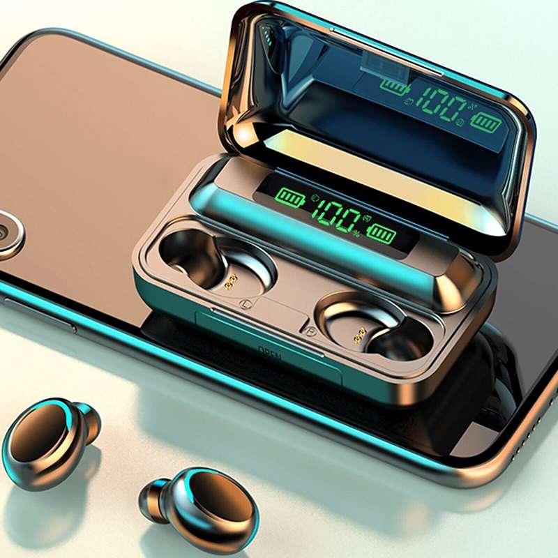 Wolulu AS-50282 True Wireless Bluetooth V5.3 Earphone 1800mah Battery