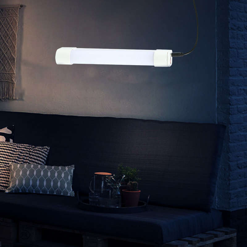 Feimao FM-D6002 Portable USB Rechargeable Emergency LED Tube Light 32CM 60W