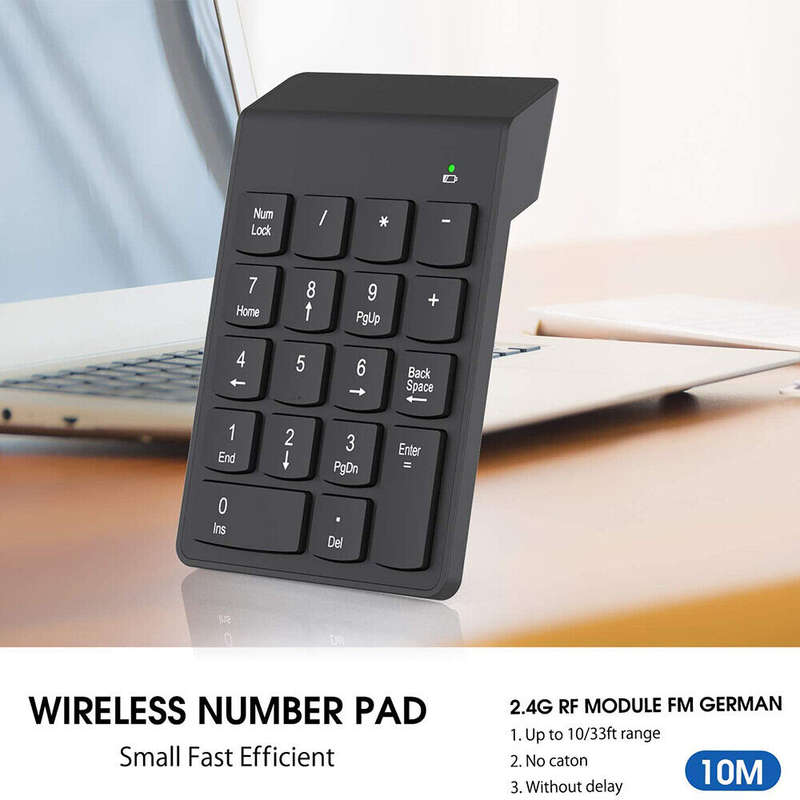 WX-SZJ6 18 Keys Wireless 2.4ghz Numerical Keypad