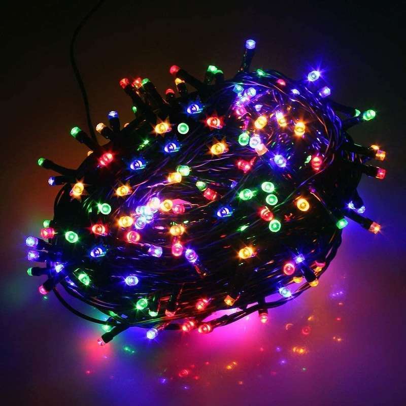 LED Inter-Connecting Black Cable Fairy Light RGB 10M