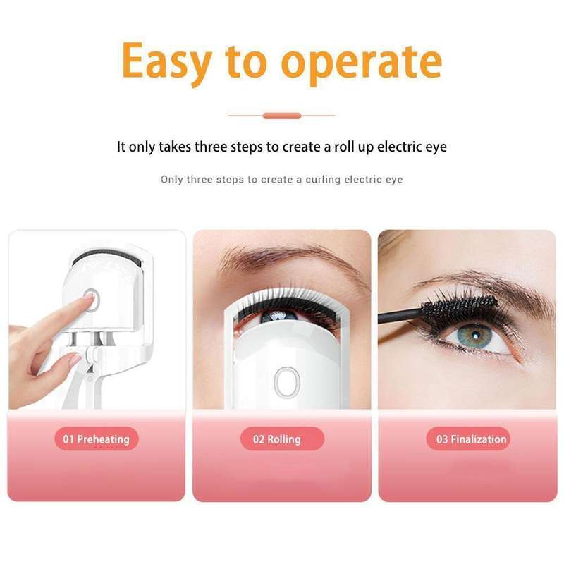 Wolulu AS-50831 USB Rechargeable Electric Eyelash Curler