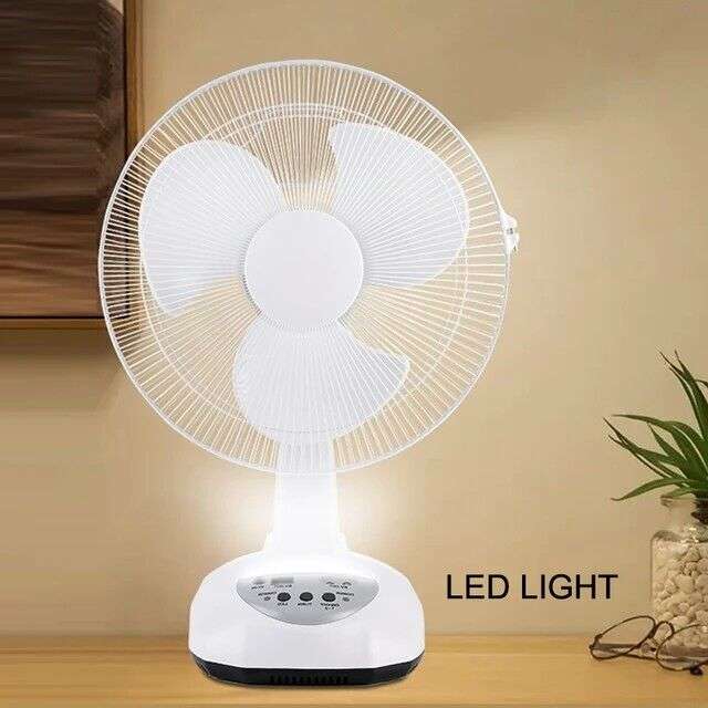 Oroku Power OP-051 Rechargeable Oscillating 2 Speed Solar Powered Fan with USB Port 12