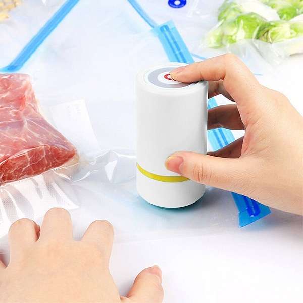 Aorlis AO-78182 Rechargeable Mini Vacuum Sealer With 3 Bags