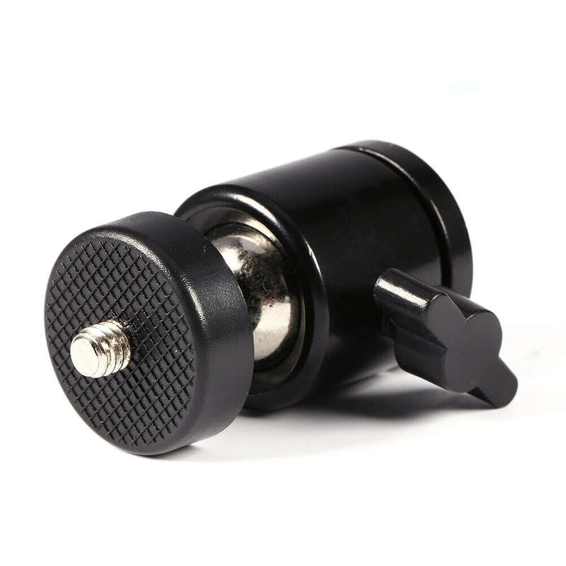 1/4 Screw Swivel Ball Head Tripod Mount 360° Rotation