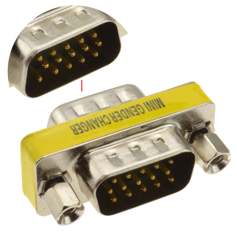 SE-L61 VGA Gender Changer Male To Male Pack Of 100