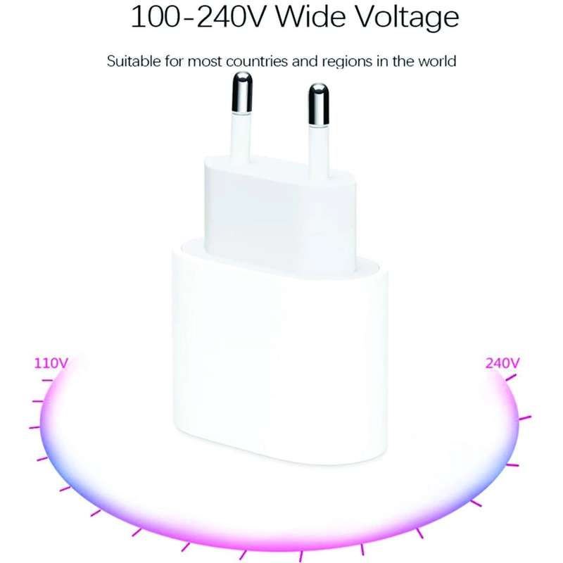 A2347 25W Fast Charging USB Type-C EU Adapter