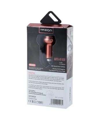Treqa CC-313 Auto ID Dual USB Port Car Charger 5V 3.1A