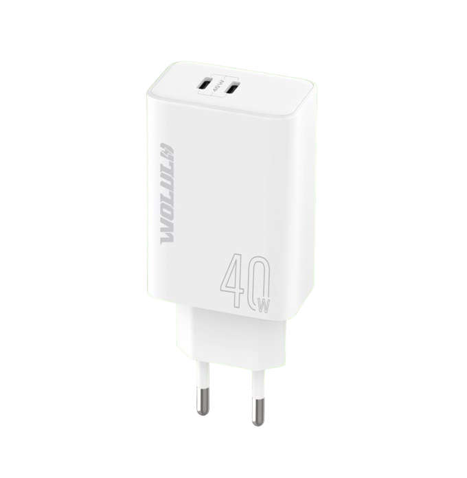 Wolulu AS-51458 Dual PD Charger 20W+20W