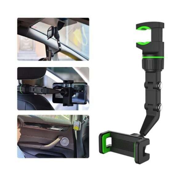 SE-TQ16 Universal Mirror Clip Cell Phone Holder