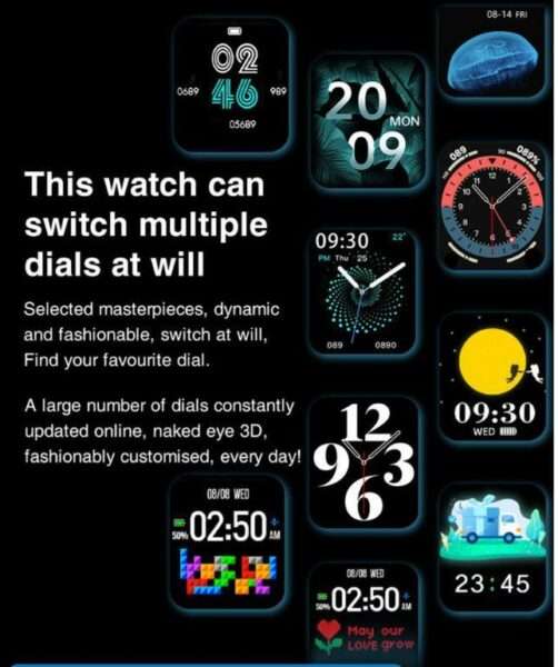 W8 Bluetooth Smart Watch HryFine App
