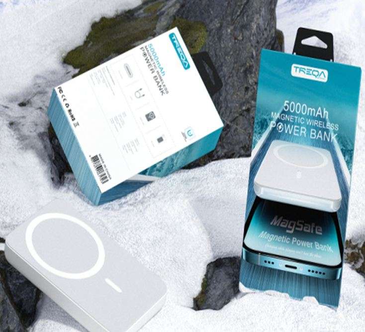 Treqa TR-966 Magnetic Wireless Power Bank 5000Mah
