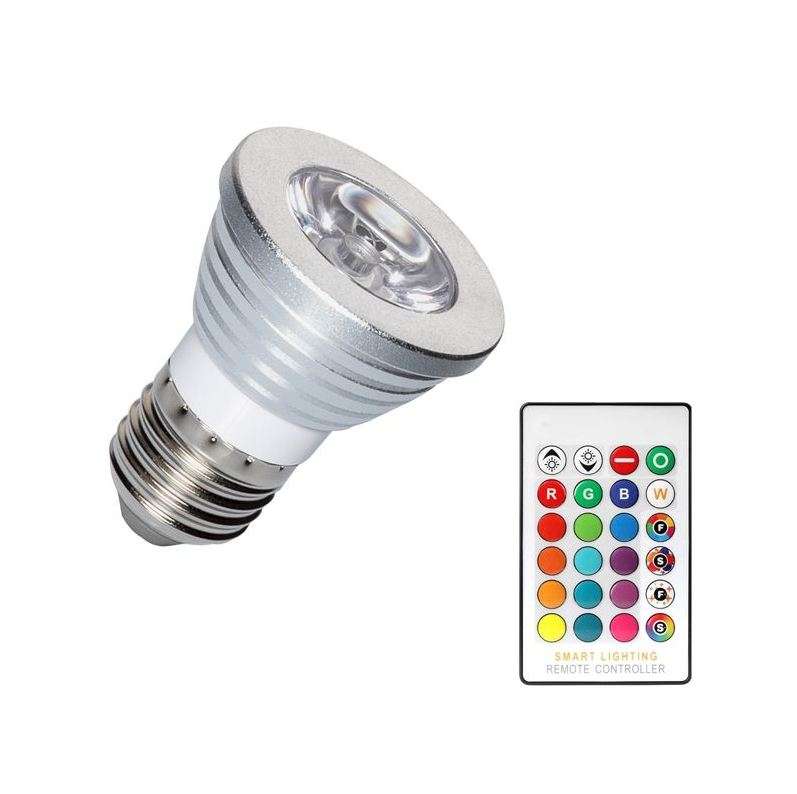 Aerbes AB-Z804 RGB LED E27 Bulb Light With Remote Control 5W
