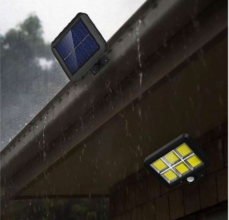 Wolulu AS-50366 Solar Powered Sensor Motion Wall COB Light
