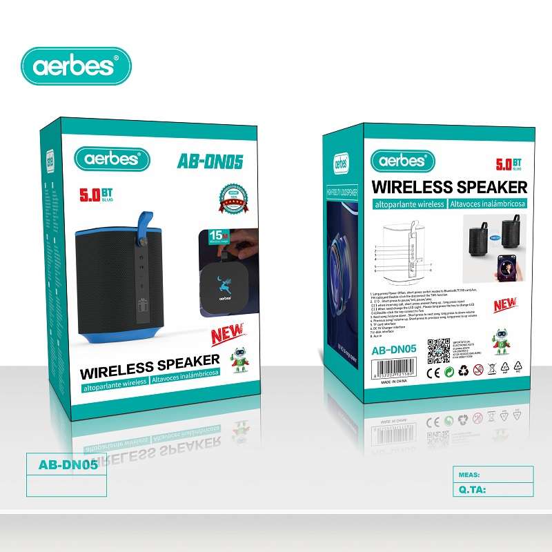 Aerbes AB-DN05 Wireless Bluetooth 5.0 TWS Speaker
