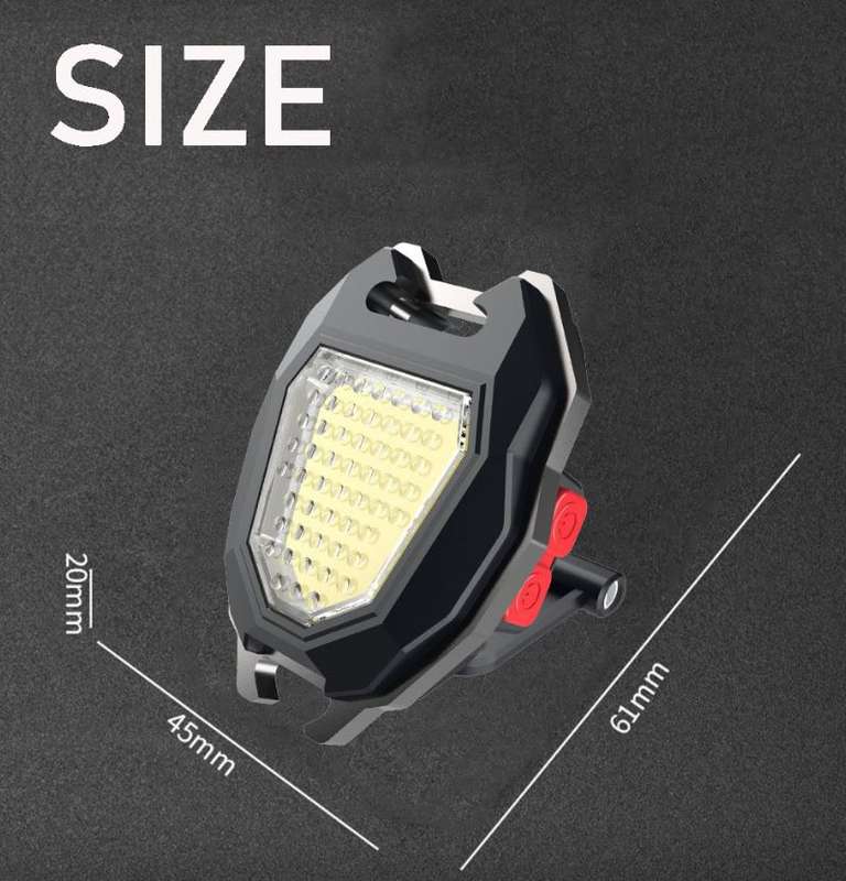 FA-W5144 Mini COB LED Flashlight Rechargeable Key Chain Torch