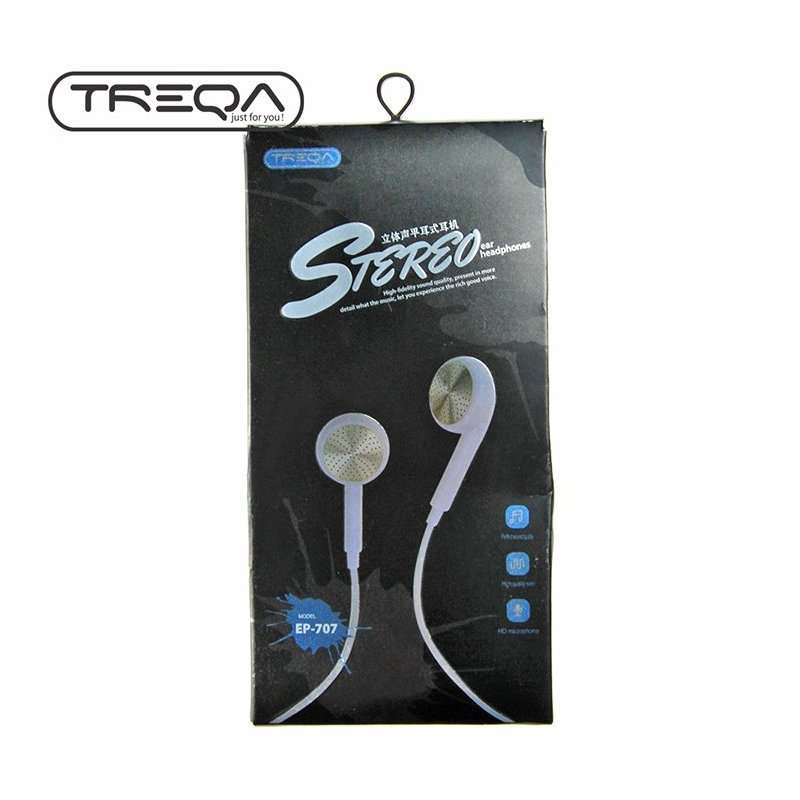 Treqa EP-707 Stereo 3.5mm Wired Earphones