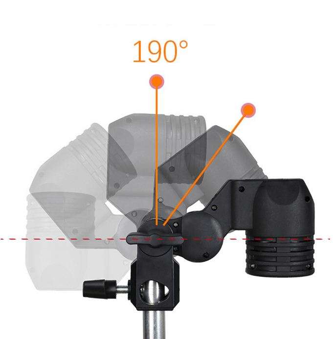 SE-108 Photographic Lighting LED E27 Bulbs With Remote Control Remote 85W