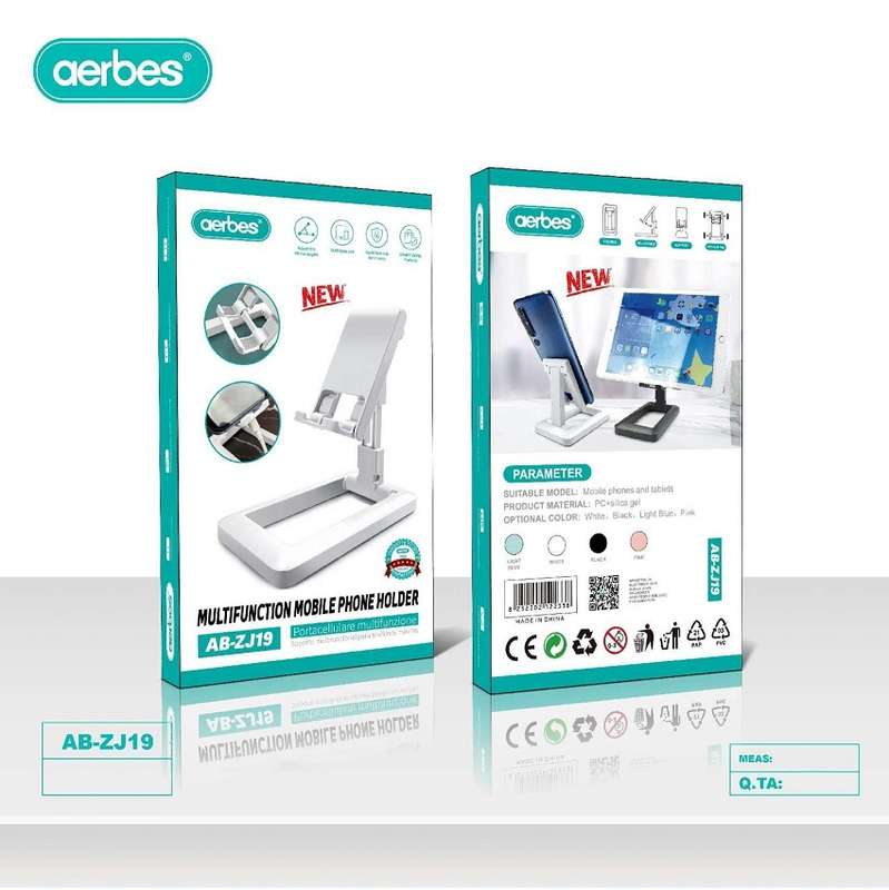 Aerbes AB-ZJ19 Adjustable Foldable Mobile Phone Holder
