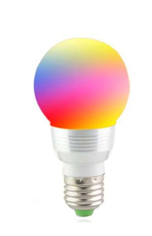Aerbes AB-Z886 RGB LED Bulb With Remote Control 5W