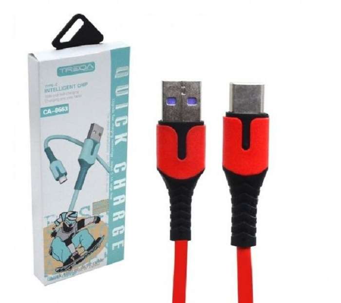 Treqa CA-8663 Type C USB Jelly Cable 5.1A