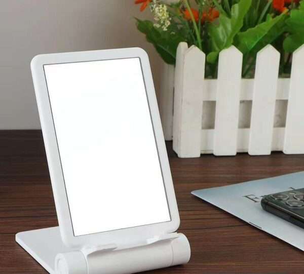 JZ-Y001 Desk Holder Cell phone Tablet With Portable Makeup Mirror