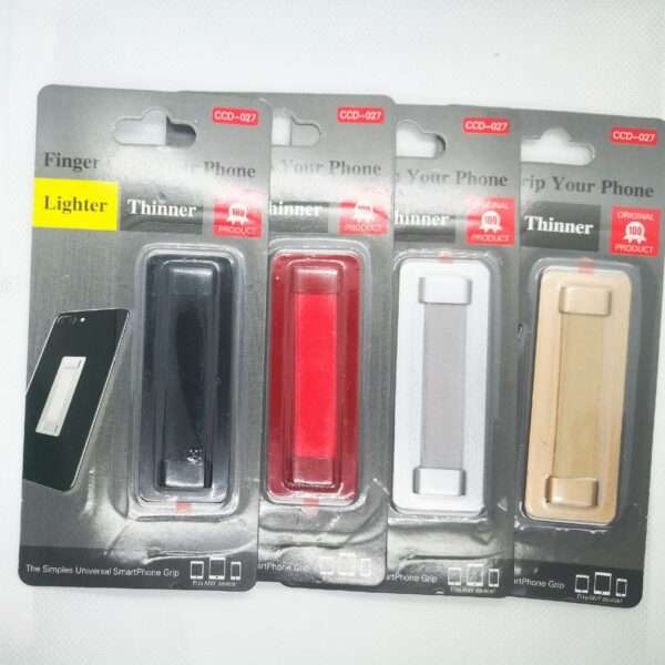 027 Mobile Phone Finger Holder Sling Grip One Handed Anti Slip