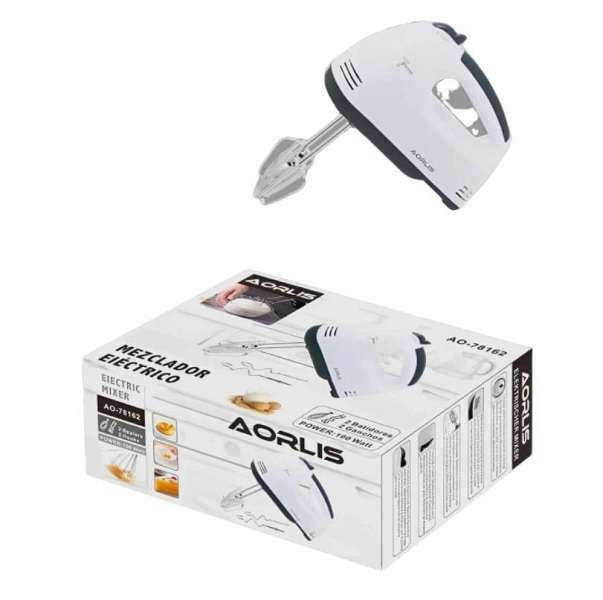 Aorlis AO-78162 Electric Hand Mixer 100W 7 Speed Adjustment