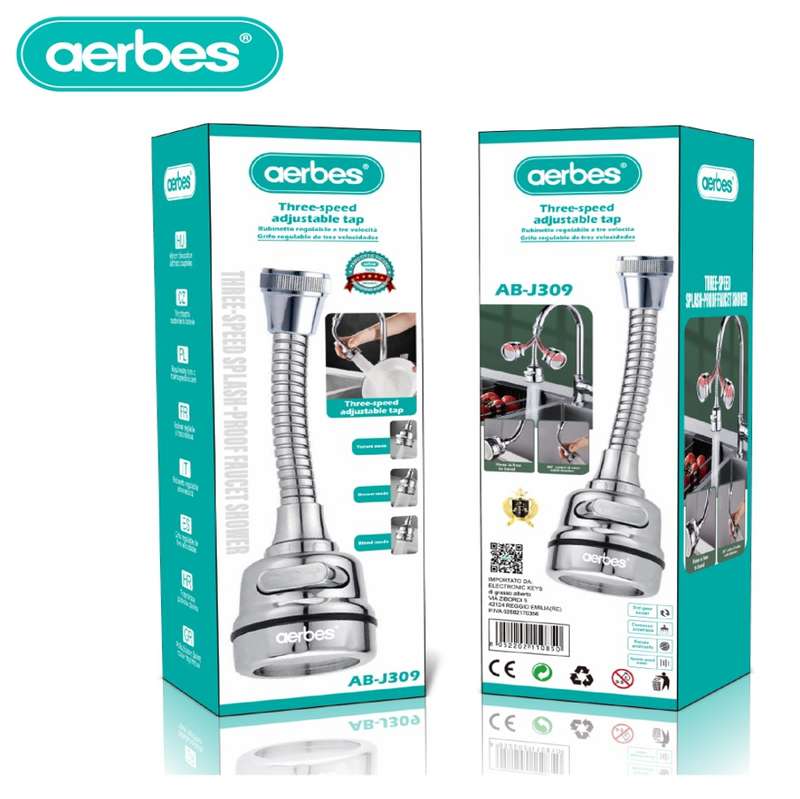 Aerbes AB-J309 Three speed Adjustable Shower Head