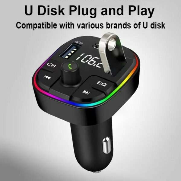 C6 3.1A Smart Bluetooth Car FM Modulator