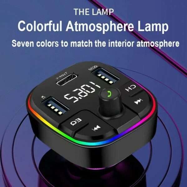 C6 3.1A Smart Bluetooth Car FM Modulator