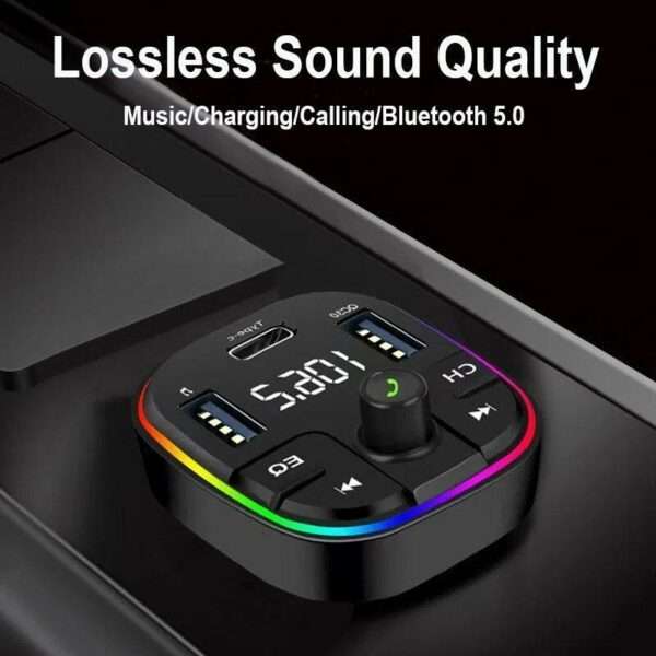 C6 3.1A Smart Bluetooth Car FM Modulator