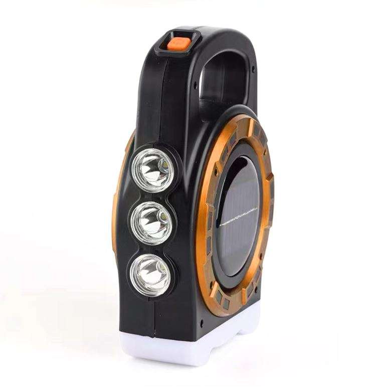 FA-6678L 20W Solar Powered Portable LED Light With 3 Light Sources and USB Charging
