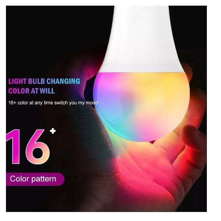 Aerbes AB-Z886 RGB LED E27 Bulb With Remote Control 9W