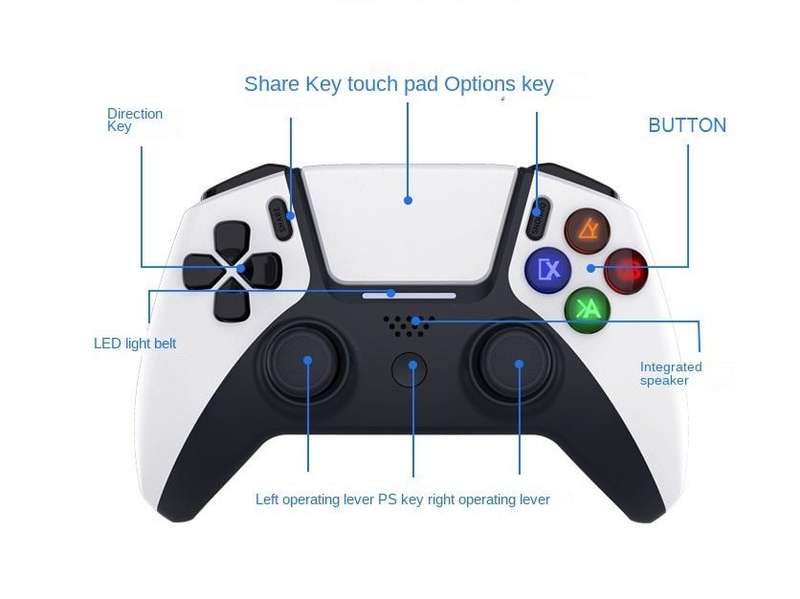 Aerbes AB-X018 Bluetooth Wireless Game Controller For IOSAndroid,PS3 And PS4