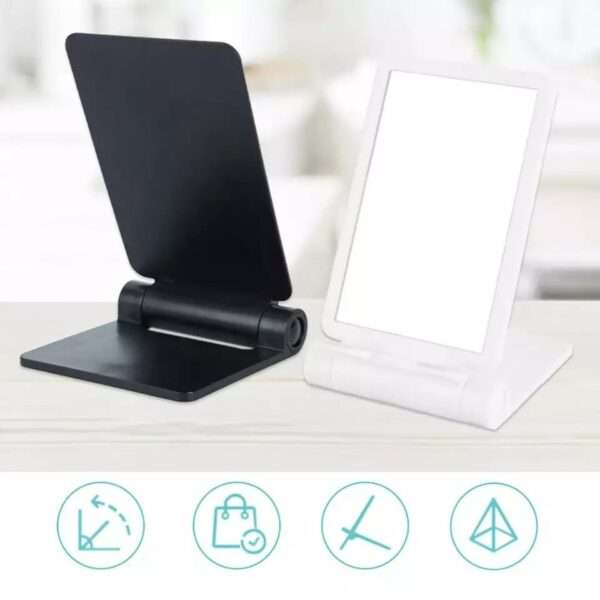 JZ-Y001 Desk Holder Cell phone Tablet With Portable Makeup Mirror