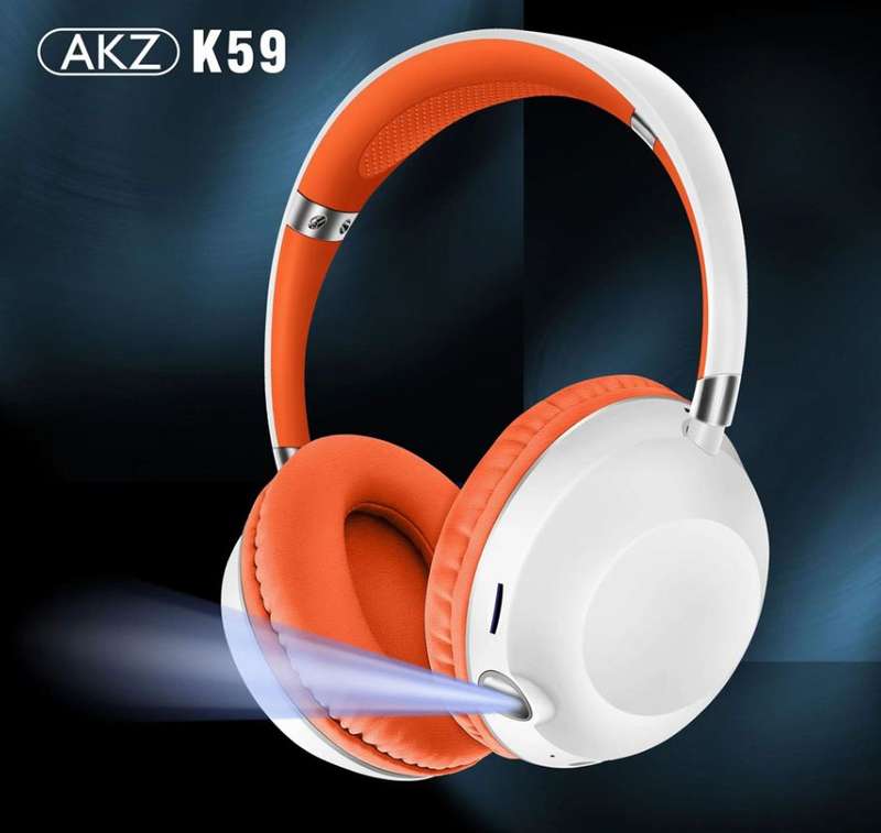 AKZ-K59 Bluetooth 5.3 Wireless Headphone With Light 400mah Battery