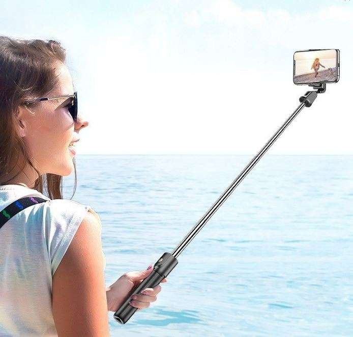 Ananas AS-50425 Bluetooth Selfie Stick Integrated Tripod For IOS And Android K10
