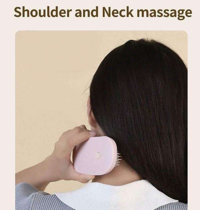 Mini Battery Operated Hairbrush Massager