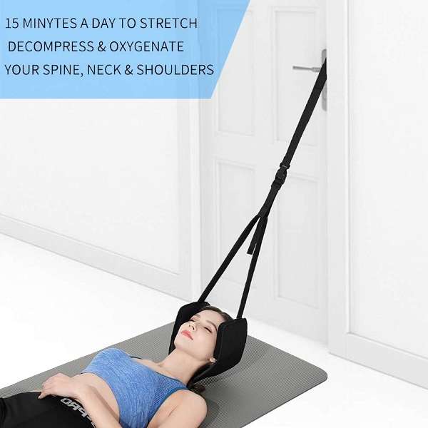 Cervical Traction Neck Hammock With Eye Mask