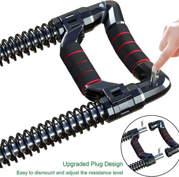 183924 Adjustable Multifunctional Arm Rod Spring Steel Exerciser