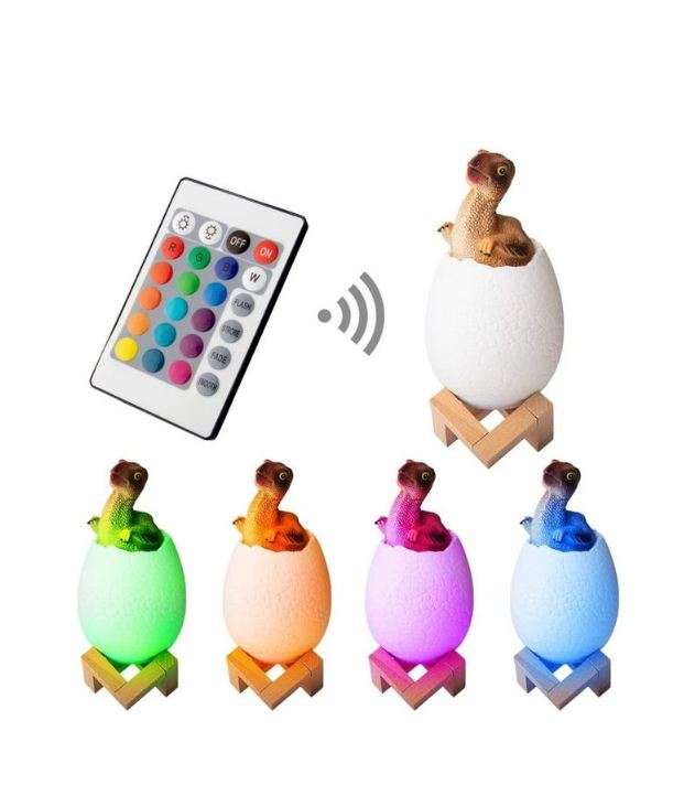 1831515 Rechargeable Colour Changing 3D Dinosaur LED Light