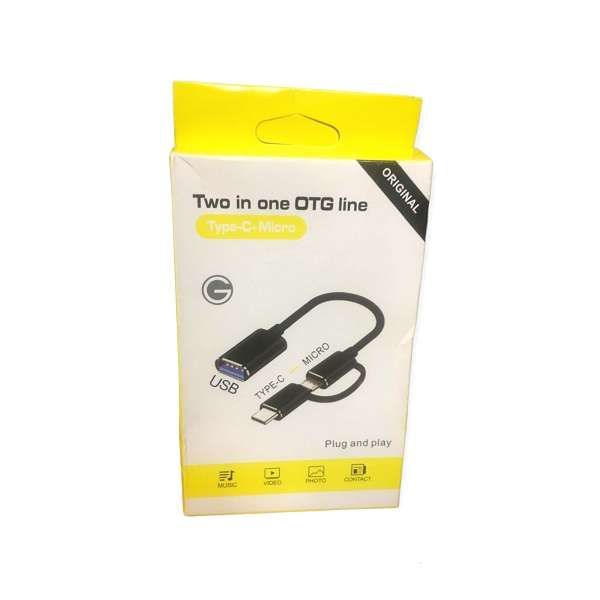 Micro USB & Type C OTG Mini Cable